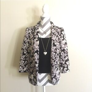 LC Lauren Conrad Floral Blazer